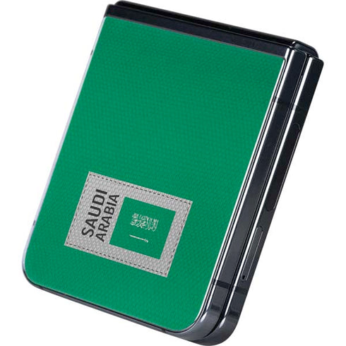 Saudi Arabia Soccer Flag Galaxy Z Flip5 5G Skin